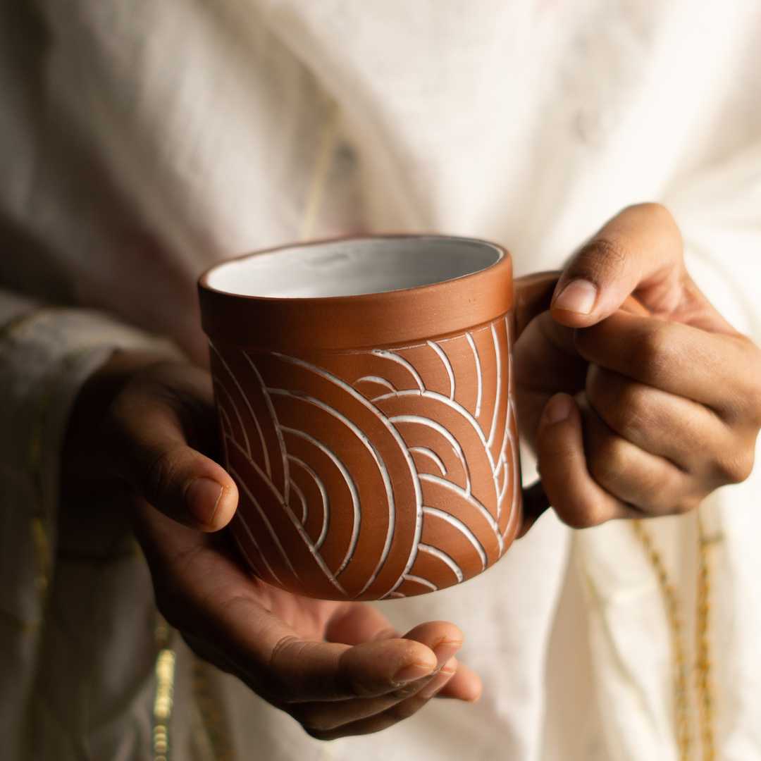 Rivaayat Handmade Terracotta Mug Amalfiee Ceramics