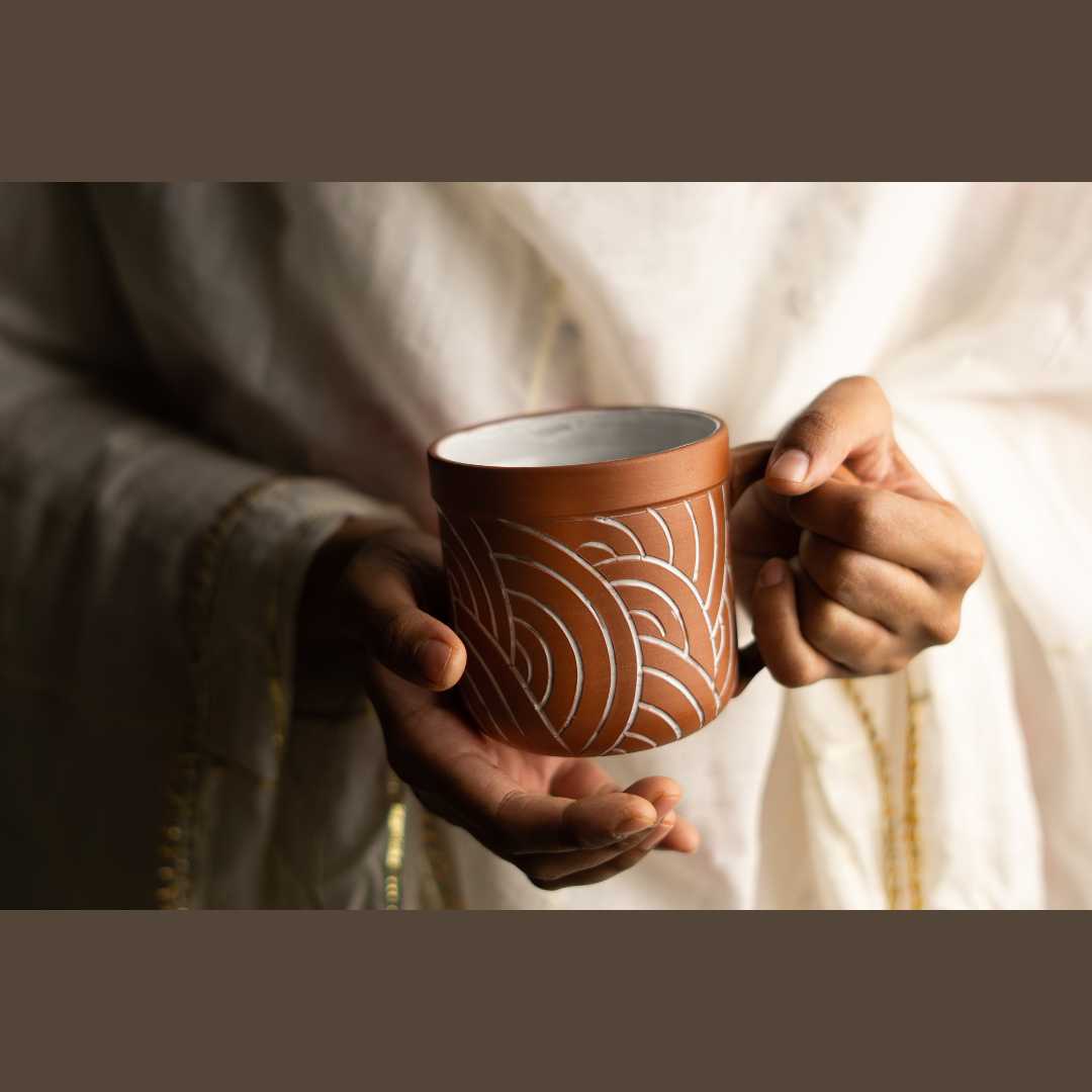 Rivaayat Handmade Terracotta Mug Amalfiee Ceramics