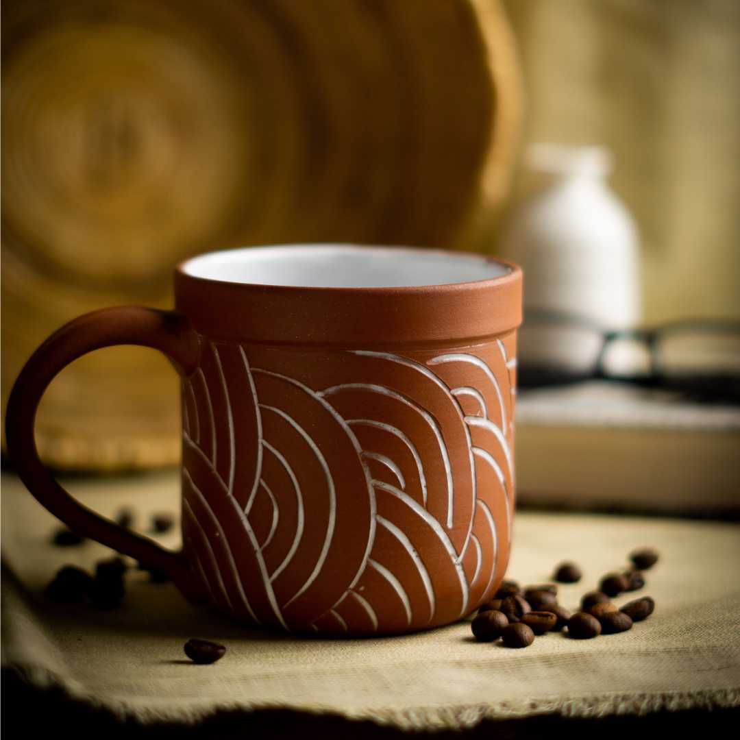 Rivaayat Handmade Terracotta Mug Amalfiee Ceramics