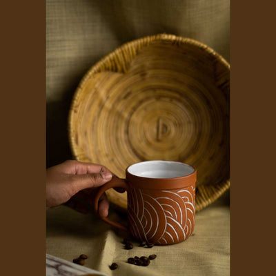 Rivaayat Handmade Terracotta Mug Amalfiee Ceramics