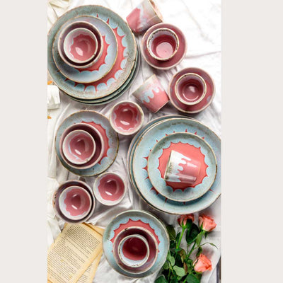 Rouge 82pc Ceramic Dinner Set Amalfiee Ceramics