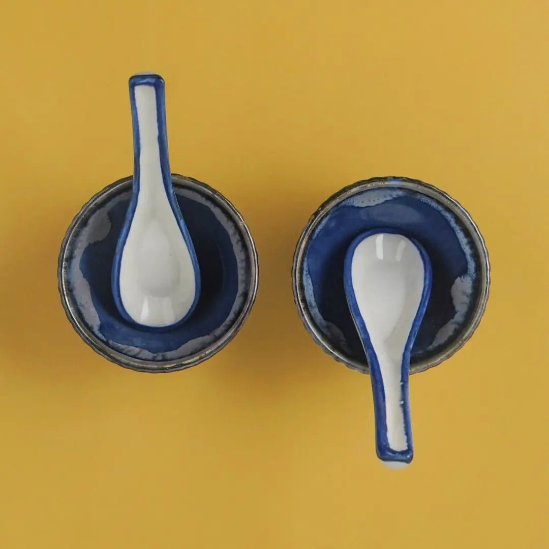 Saanha Ceramic Spoon Set of 2 Amalfiee Ceramics