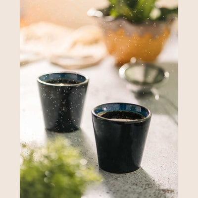Saanjh Ceramic Drinking Glasses Set of 4 Amalfiee Ceramics