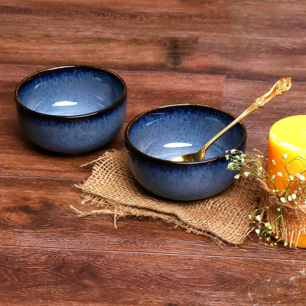 Saanjh Ceramic Soup Bowls set of 2 Amalfiee_Ceramics