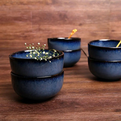 Saanjh Ceramic Soup Bowls set of 4 Amalfiee_Ceramics