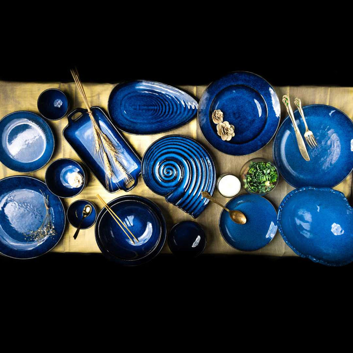 Saanjh Grand Premium Ceramic Dinner Set of 82 Pcs Amalfiee Ceramics