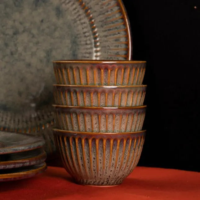 Sage Ceramic Portion Bowls