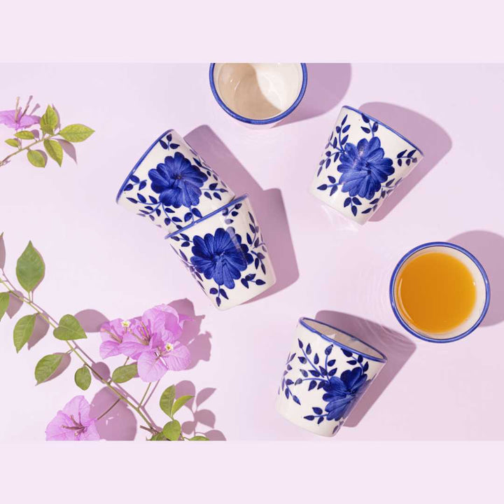 Sanaah Ceramic Glasses Set of 6 Amalfiee Ceramics