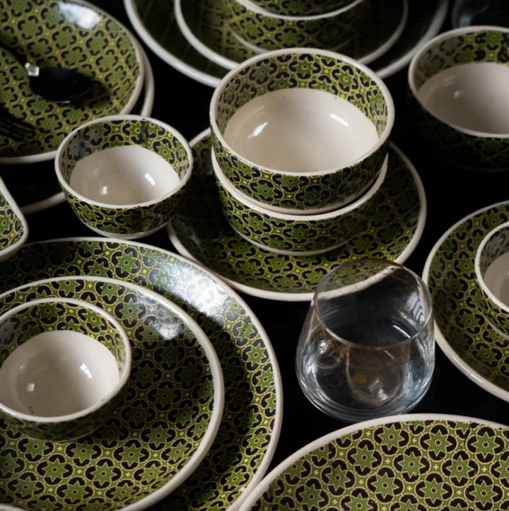 Aneeza Printed Ceramic Dinner Set of 21 pcs