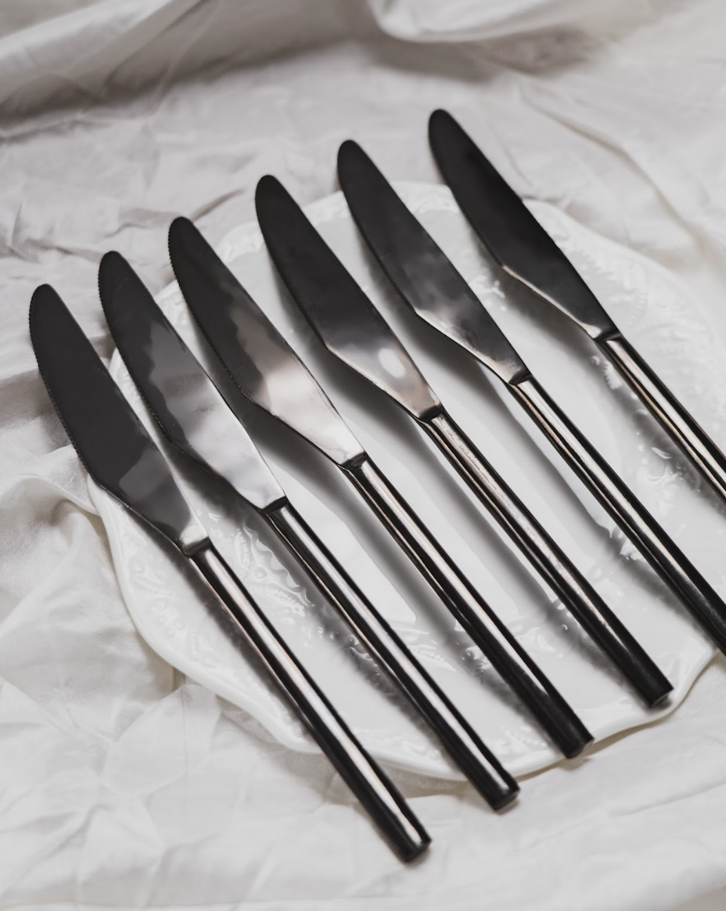 Noir Black set of 6 knives