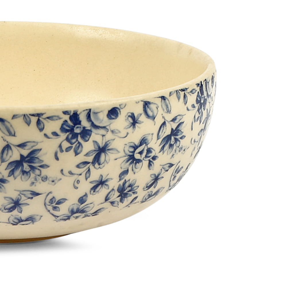 Neelambar Floral Ceramic Big Serving Bowl