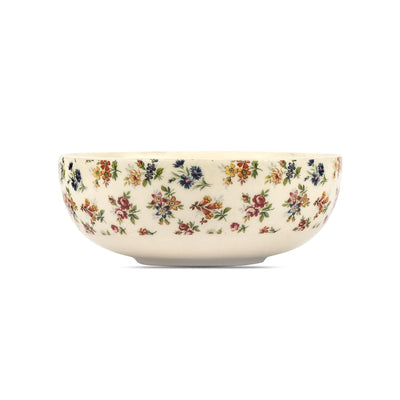 Eden's Bloom Floral 7" Ceramic Serving Bowl