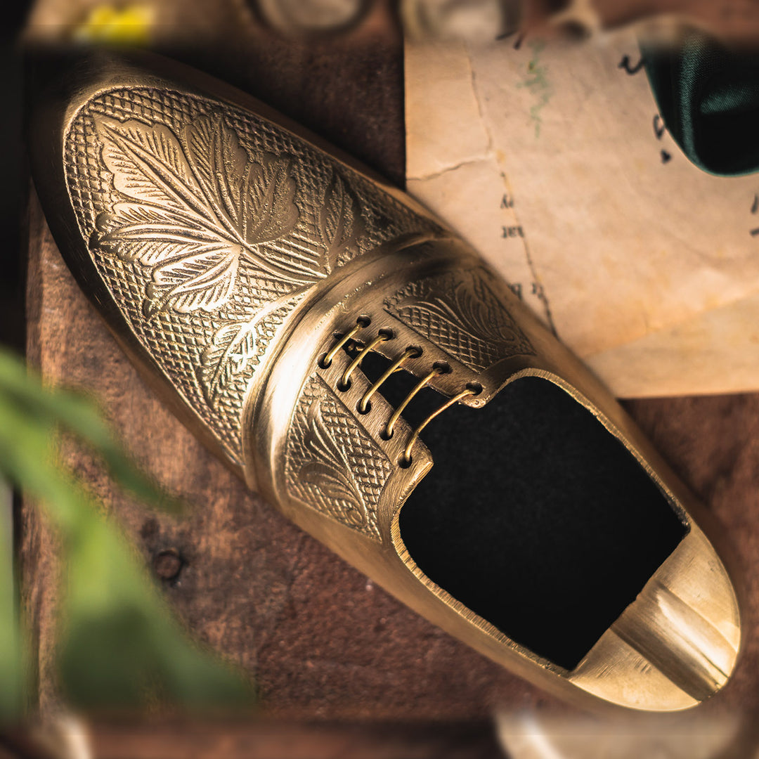 Brass Exclusive Handmade Shoe Décor Piece – Amalfiee Ceramics