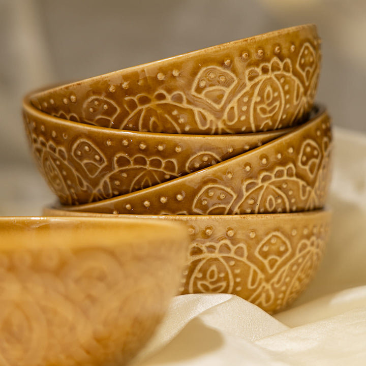 Sunlit Luxurious Ceramic Soup Bowls Sets