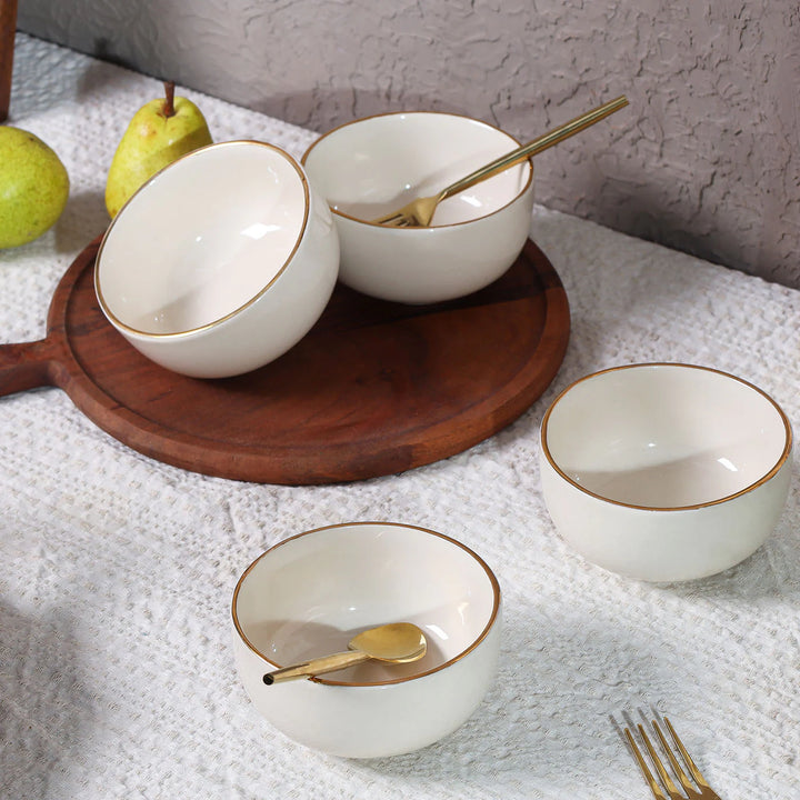 Noor 24K Gold Premium Ceramic Bowls Luxury Gift Box