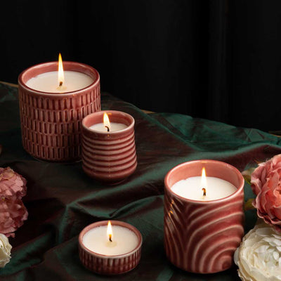 Stella Luxry Ceramic Scented Candle set of 4 Amalfiee Ceramics