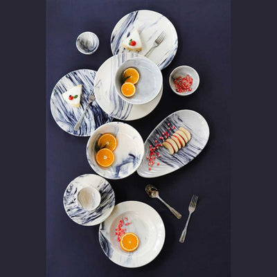 Syaahee Ceramic Dinner Set of 54 Pcs Amalfiee Ceramics