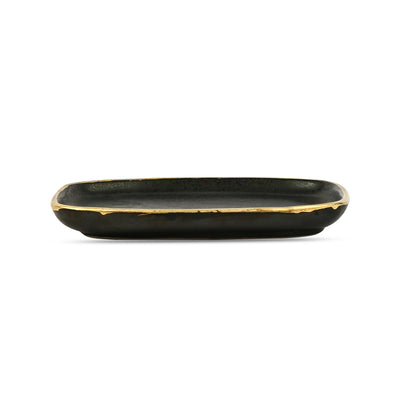 Halo 24K Gold Ceramic Serving Tray