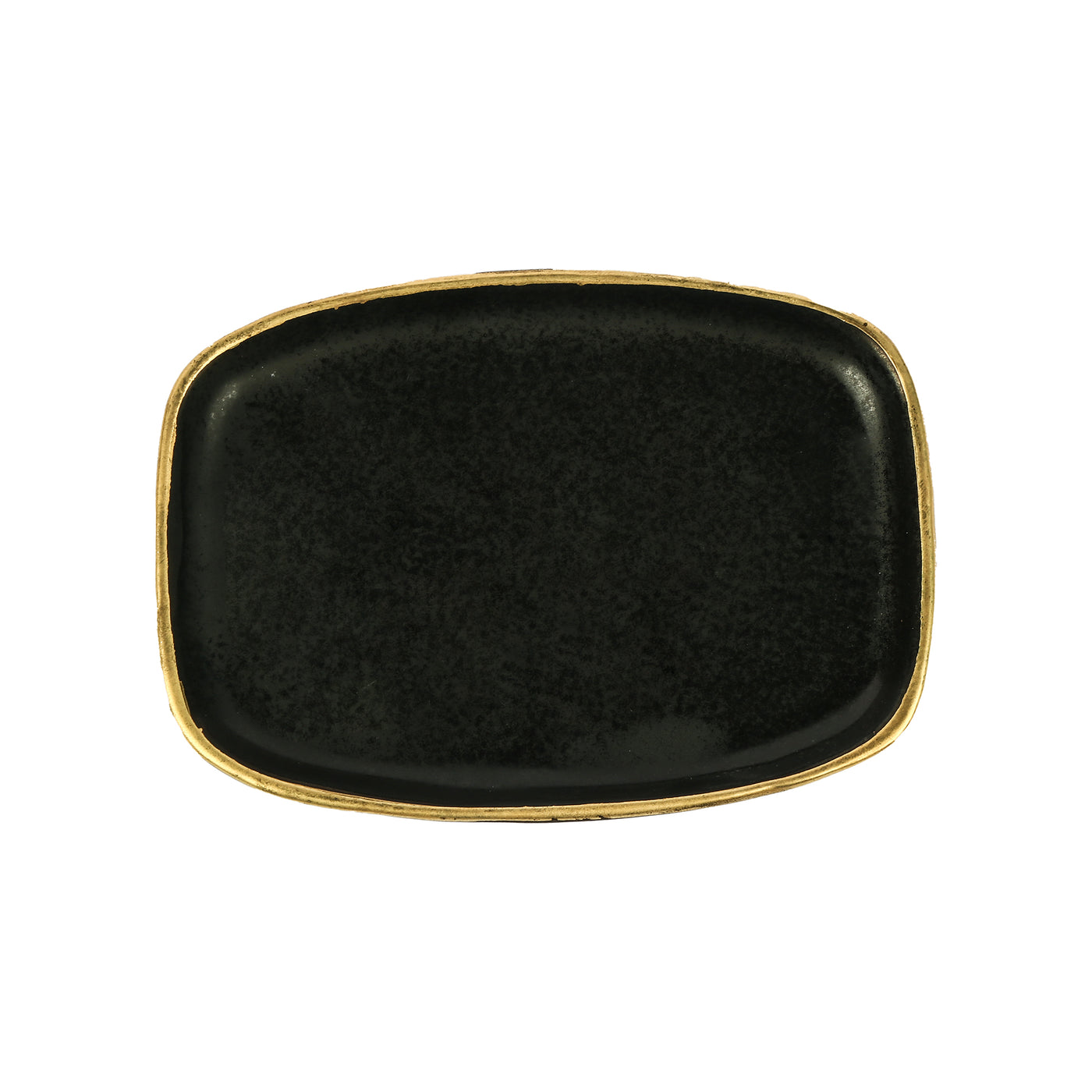 Halo 24K Gold Ceramic Serving Tray