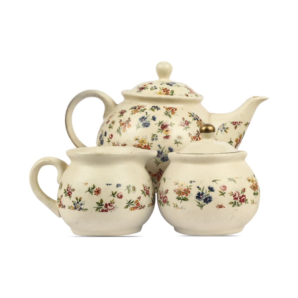 Eden's Bloom Floral Ceramic Tea Set of 15 pcs