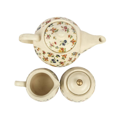 Eden's Bloom Floral Ceramic Tea Set of 15 pcs