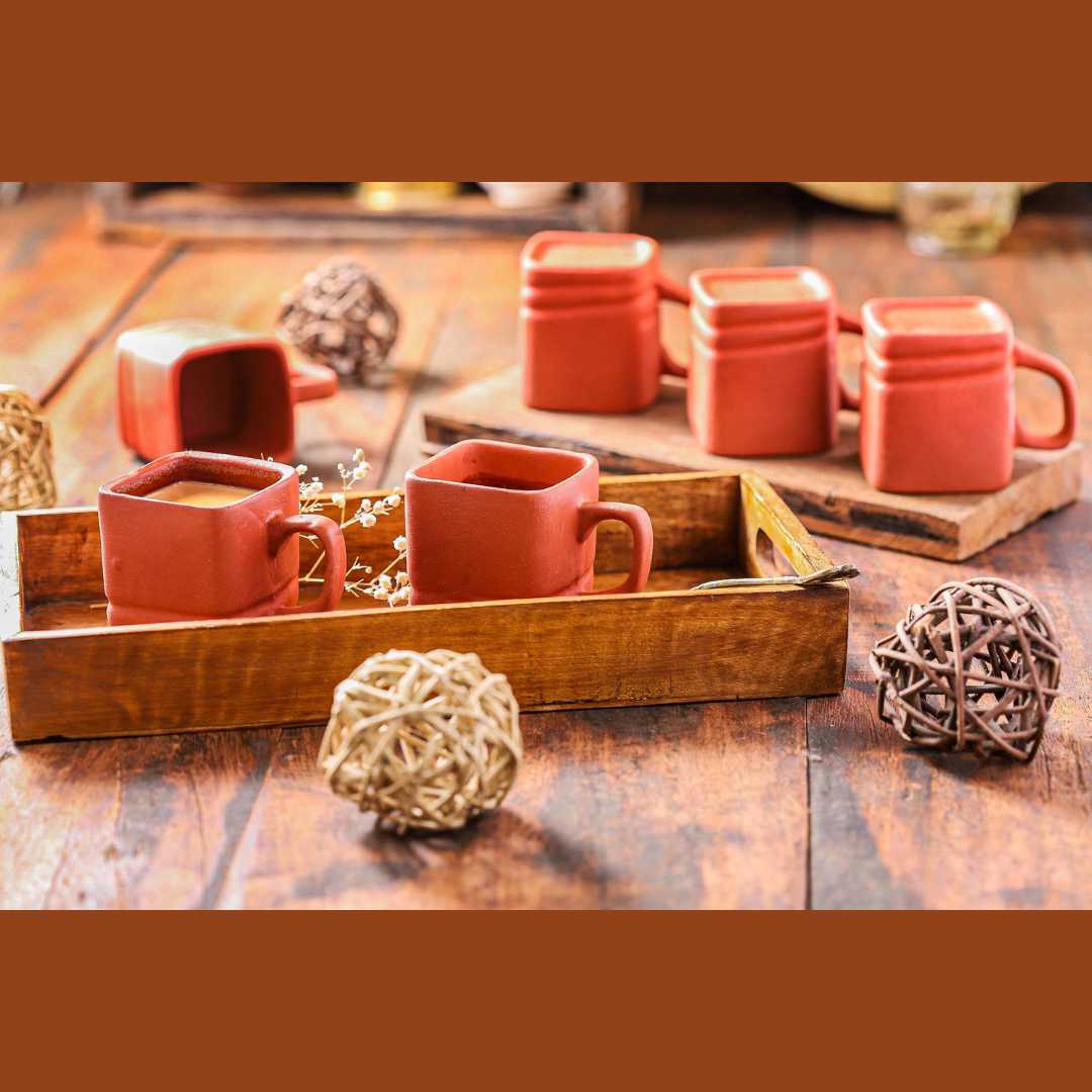 Terracotta Cups Amalfiee Ceramics