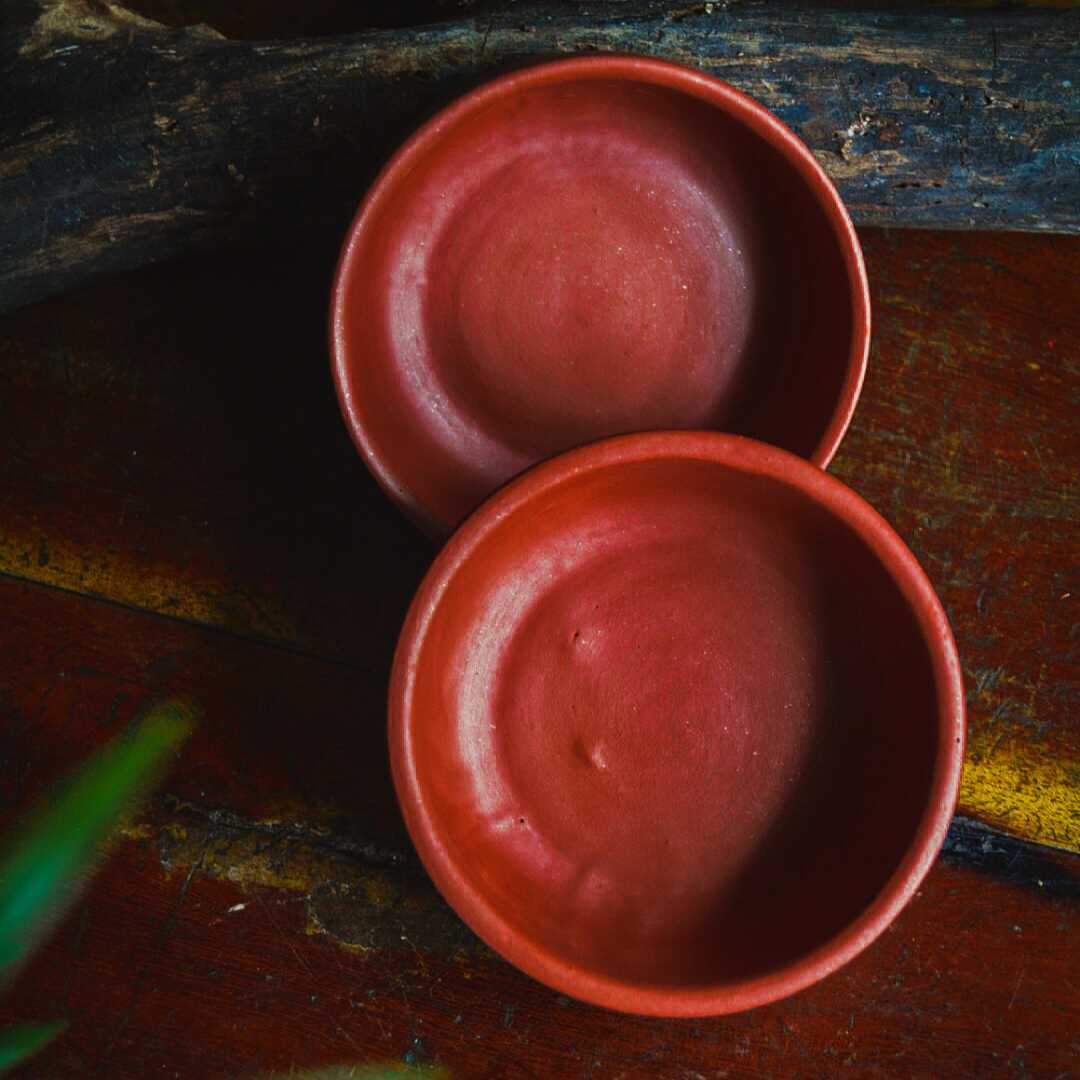Terracotta Exclusive Serving Bowl Set of 2 Amalfiee Ceramics