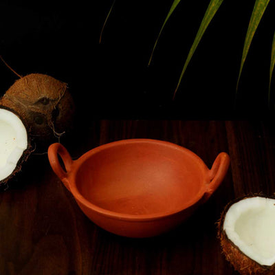 Terracotta Premium Serving Kadhai Amalfiee Ceramics