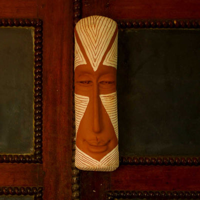 Terracotta Premium Tribal Mask Home Decor Amalfiee Ceramics