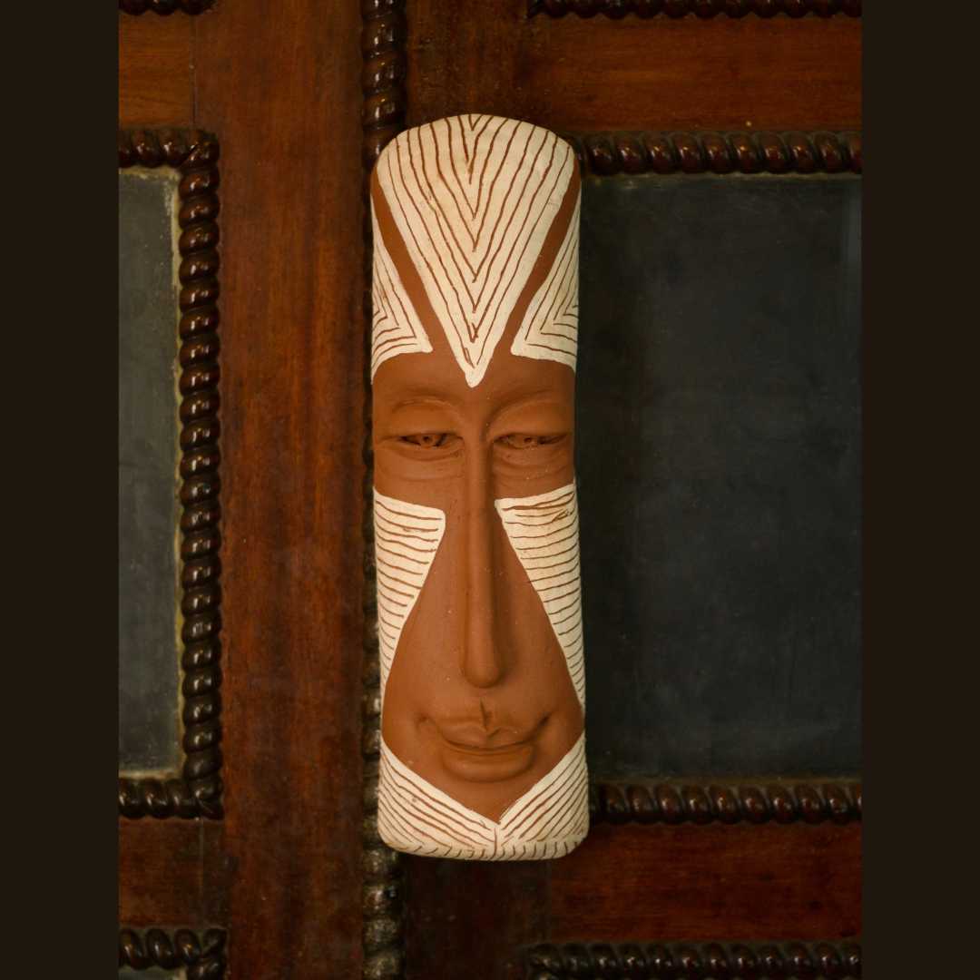 Terracotta Premium Tribal Mask Home Decor Amalfiee Ceramics