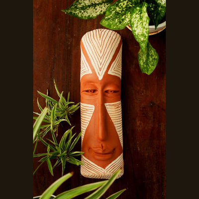 Terracotta Premium Tribal Mask Home Decor Amalfiee Ceramics