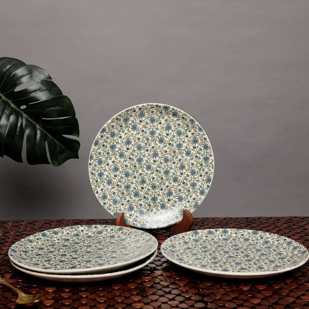 Turkish Handmade Ceramic Dinner Plates Set of 2 Amalfiee_Ceramics