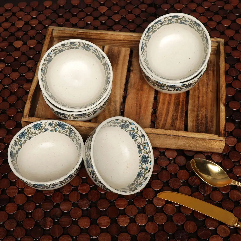 Turkish Handmade Ceramic Portion Bowls Set of 4 Amalfiee_Ceramics