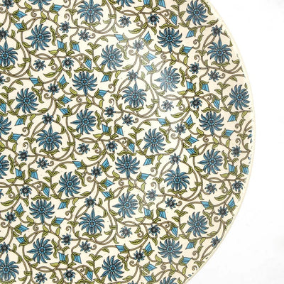 Turkish Handmade Ceramic Quarter Plates set of 4 Amalfiee_Ceramics