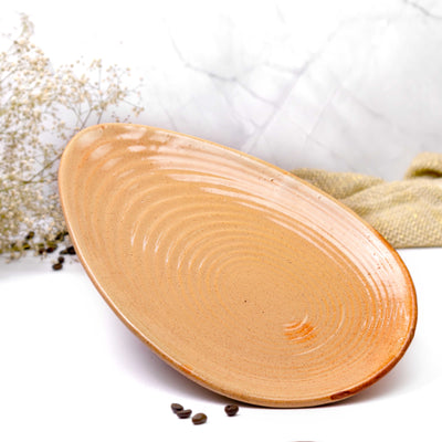 Utkarisht Exclusive Ceramic Oval Platter Amalfiee Ceramics