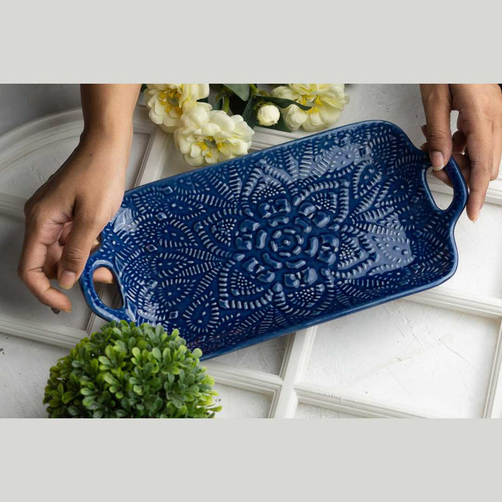 Venice Premium Medium Ceramic Serving Tray Amalfiee Ceramics