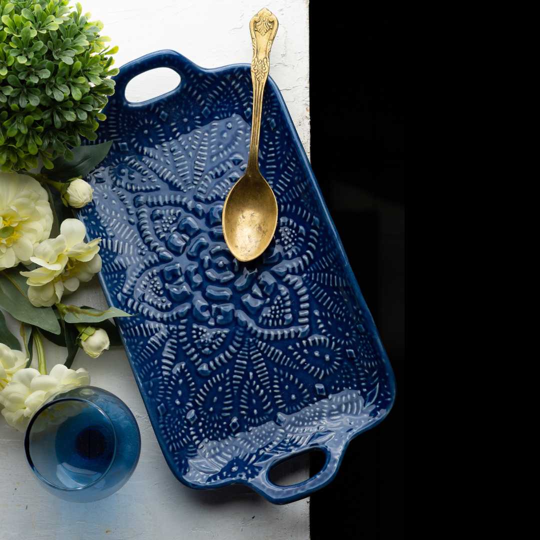 Venice Premium Medium Ceramic Serving Tray Amalfiee Ceramics