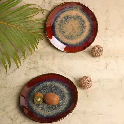Vriksh Ceramic Dinner Plate Set of 2 Amalfiee_Ceramics