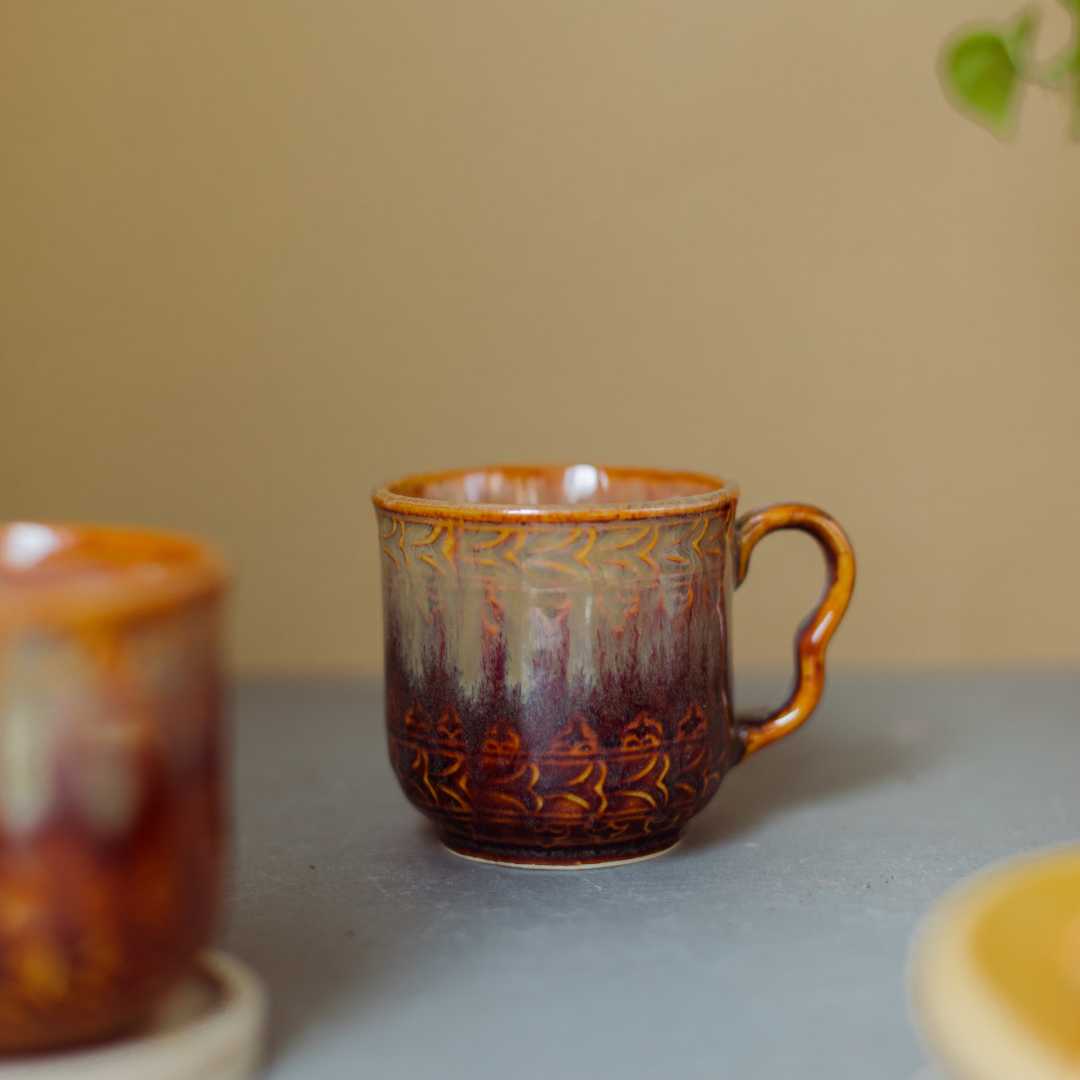 Vriksh Exclusive Ceramic Mug Set of 2 Amalfiee Ceramics