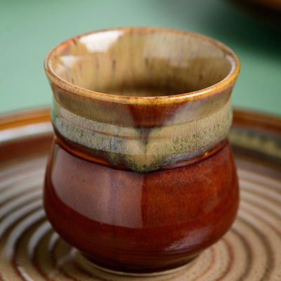 Vriksh Handmade Ceramic Tea Kulhad Set of 4 Amalfiee_Ceramics