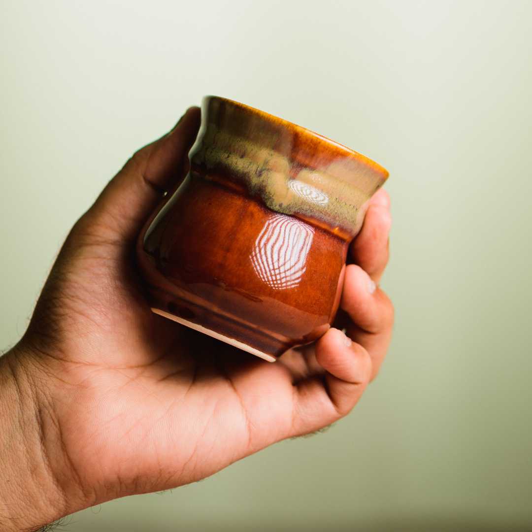 Vriksh Handmade Ceramic Tea Kulhad Set of 4 Amalfiee_Ceramics