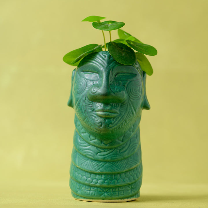 Earthy Expressions Terracotta Multi-purpose Green Pot