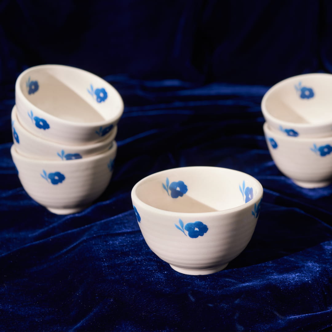 Blue Ivy Ceramic Dinner Set of 8 pcs