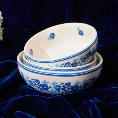 Blue ivy 7" Ceramic Serving Bowl