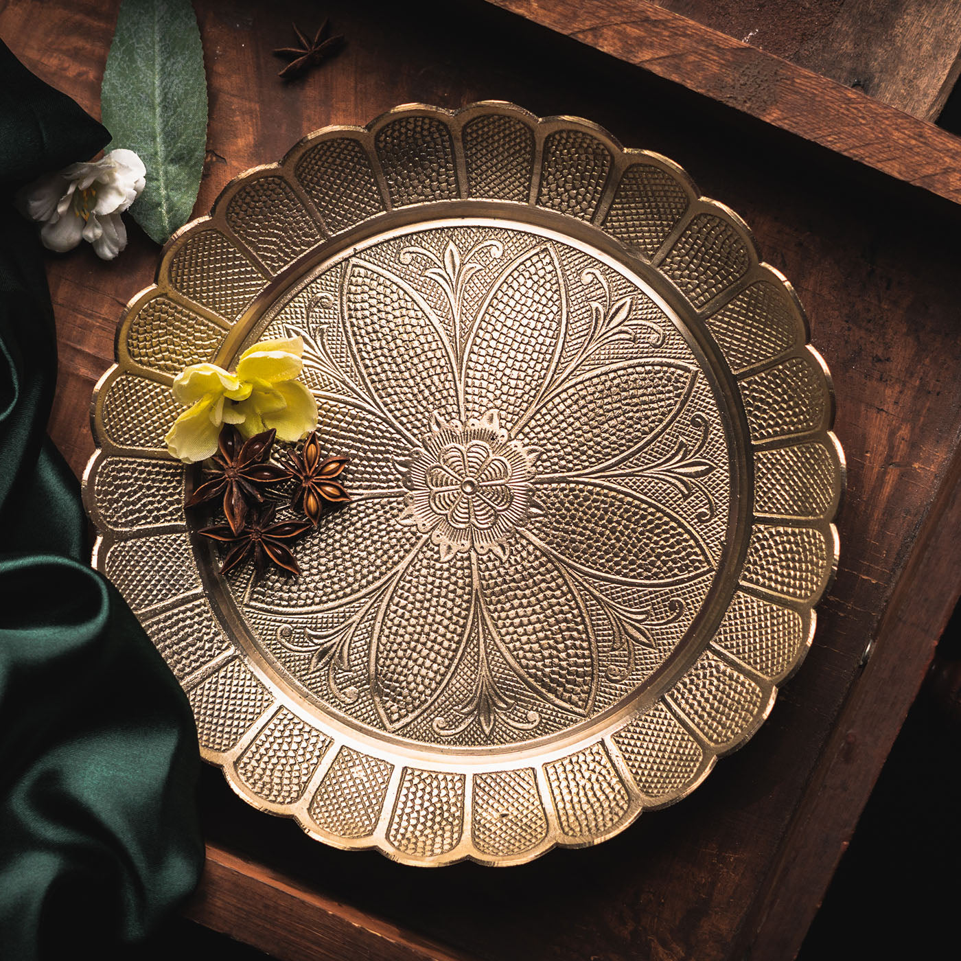 Brass Especial Large Serving Platter