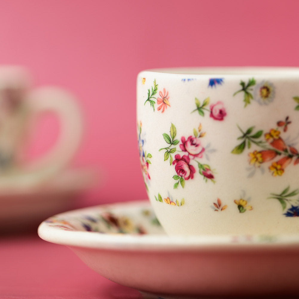 Eden's Bloom Floral Ceramic Tea Set of 15 pcs