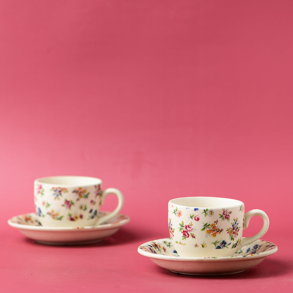 Eden's Bloom Floral Ceramic Tea Set of 7 pcs