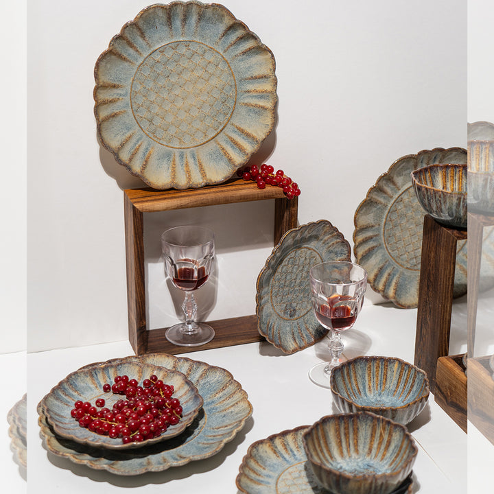 Oshin Ceramic Dinner Set of 54 pcs