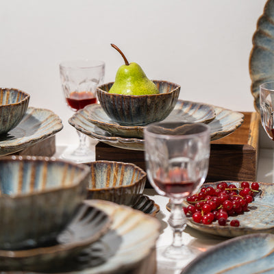 Oshin Ceramic Dinner Set of 82 pcs