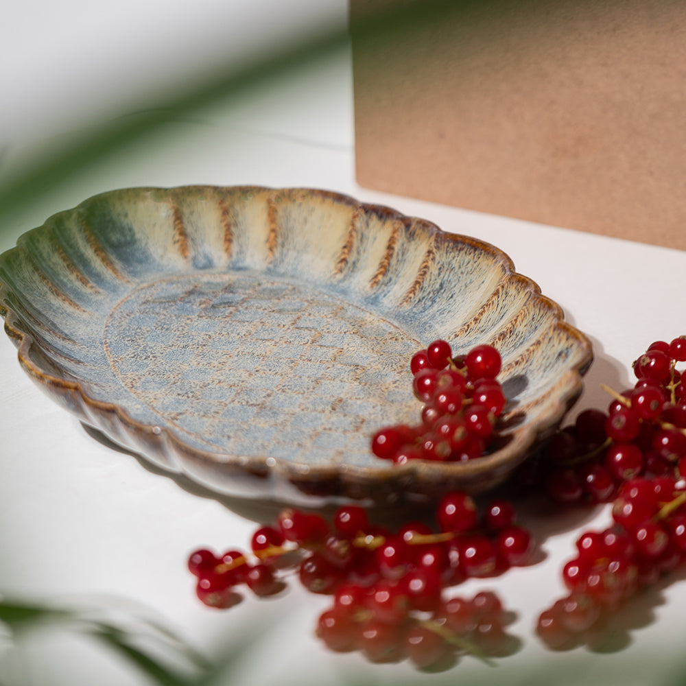 Vriksh Ceramic Oval Platter Amalfiee_Ceramics Oval – Amalfiee Ceramics